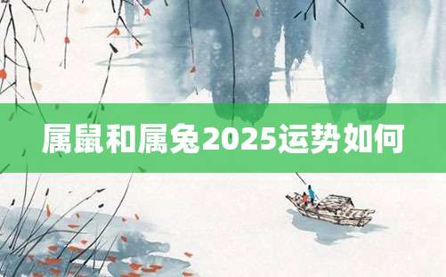 属鼠和属兔2025运势如何