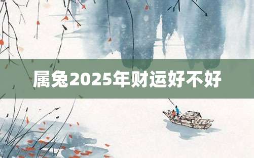 属兔2025年财运好不好