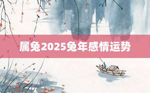 属兔2025兔年感情运势