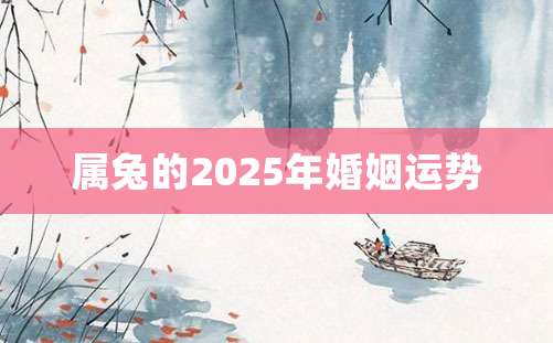 属兔的2025年婚姻运势