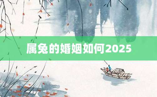 属兔的婚姻如何2025