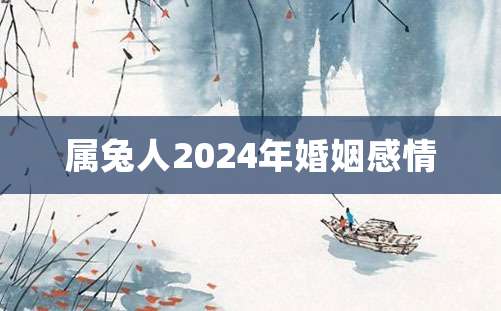 属兔人2024年婚姻感情