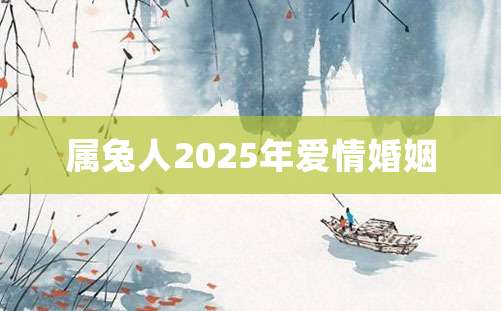 属兔人2025年爱情婚姻