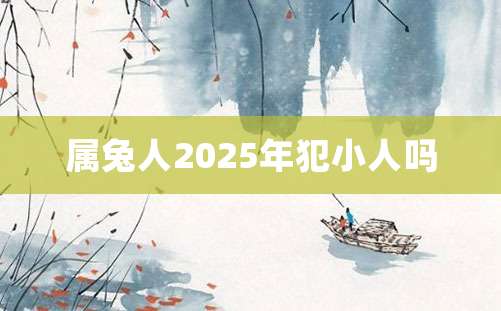 属兔人2025年犯小人吗