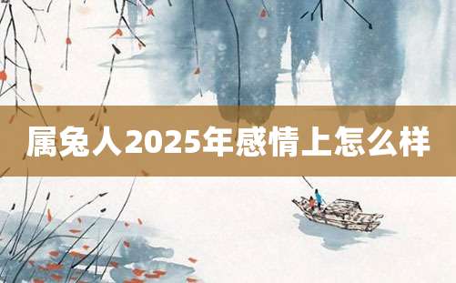 属兔人2025年感情上怎么样