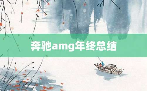 奔驰amg年终总结